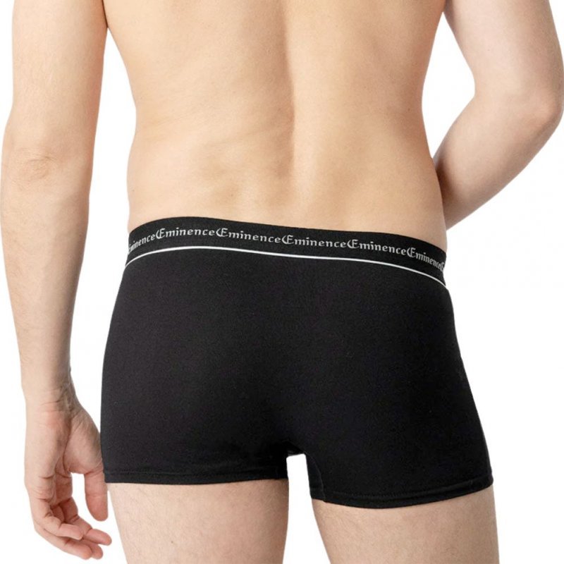 EMINENCE Lot de 3 Boxers Homme Coton BUSINESS Noir Noir Noir