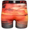 Boxer long Homme ALONE Orange et Noir