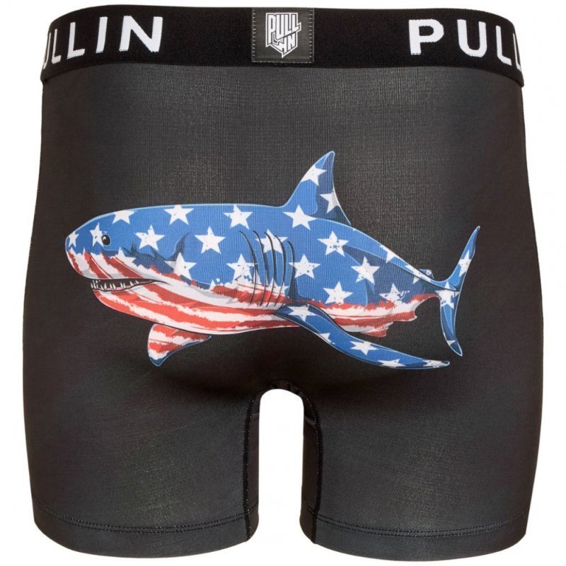 PULL IN Boxer Long Homme Microfibre BRODY Noir