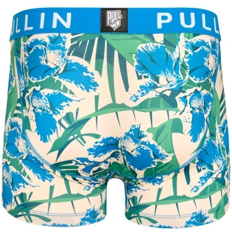 PULL IN Boxer Homme Microfibre HIOA Bleu Beige