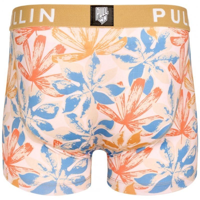 PULL IN Boxer Homme Microfibre LAGUNY Orange Beige