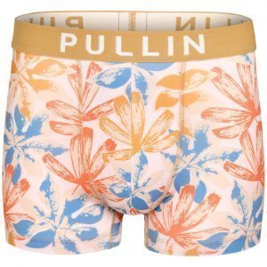 PULL IN Boxer Homme Microfibre LAGUNY Orange Beige