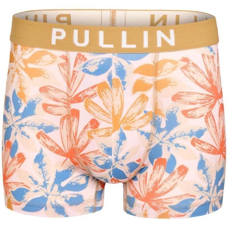 PULL IN Boxer Homme Microfibre LAGUNY Orange Beige