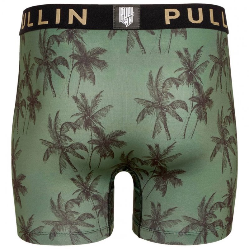 PULL IN Boxer Long Homme Microfibre MAUII Vert Kaki