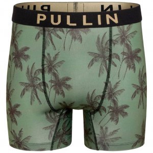 PULL IN Boxer Long Homme Microfibre MAUII Vert Kaki