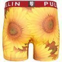 PULL IN Boxer Long Homme Microfibre MAXSUN Jaune Rouge