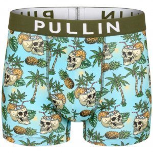 PULL IN Boxer Homme Microfibre SKUCOK Bleu Kaki