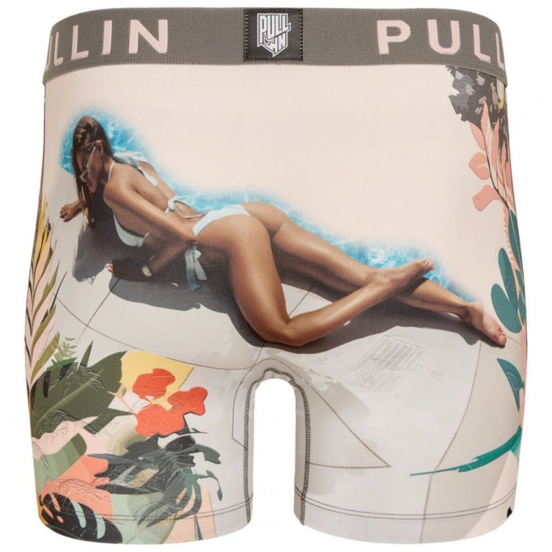 PULL IN Boxer Long Homme Microfibre POOLGIRL Beige