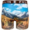 PULL IN Boxer Long Homme Microfibre VIEW Bleu Vert