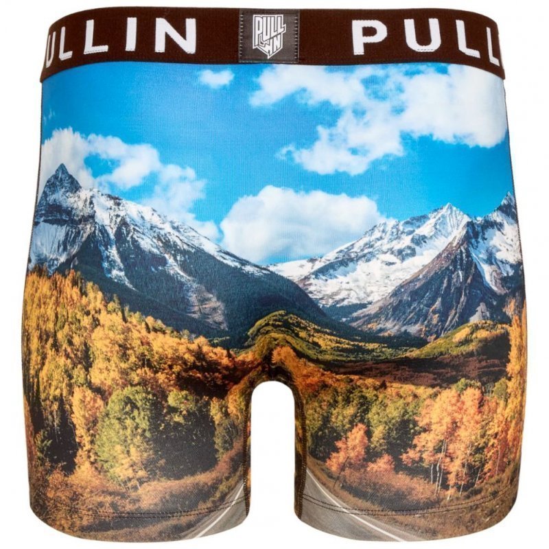 PULL IN Boxer Long Homme Microfibre VIEW Bleu Vert