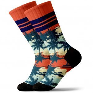 PULL IN Chaussettes Homme Coton BAYARBOR Bleu Orange