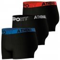 LOT DE 3 Boxer Sous-vêtements Homme ECOSPORT Noir et Multicolore