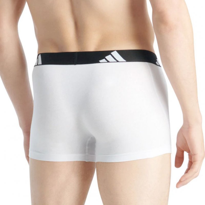 ADIDAS Lot de 3 Boxers Homme Coton ACTIVE FLEX3 Gris Blanc Noir