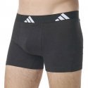 ADIDAS Lot de 3 Boxers Homme Coton ACTIVE FLEX3 Noir