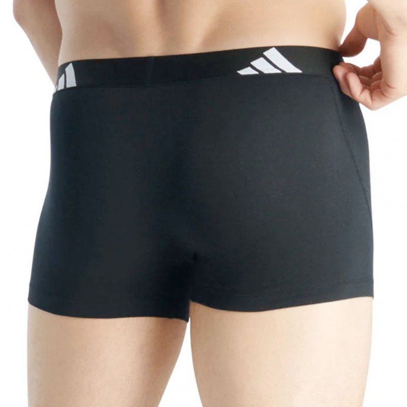 ADIDAS Lot de 3 Boxers Homme Coton ACTIVE FLEX3 Noir