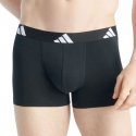 ADIDAS Lot de 3 Boxers Homme Coton ACTIVE FLEX3 Noir