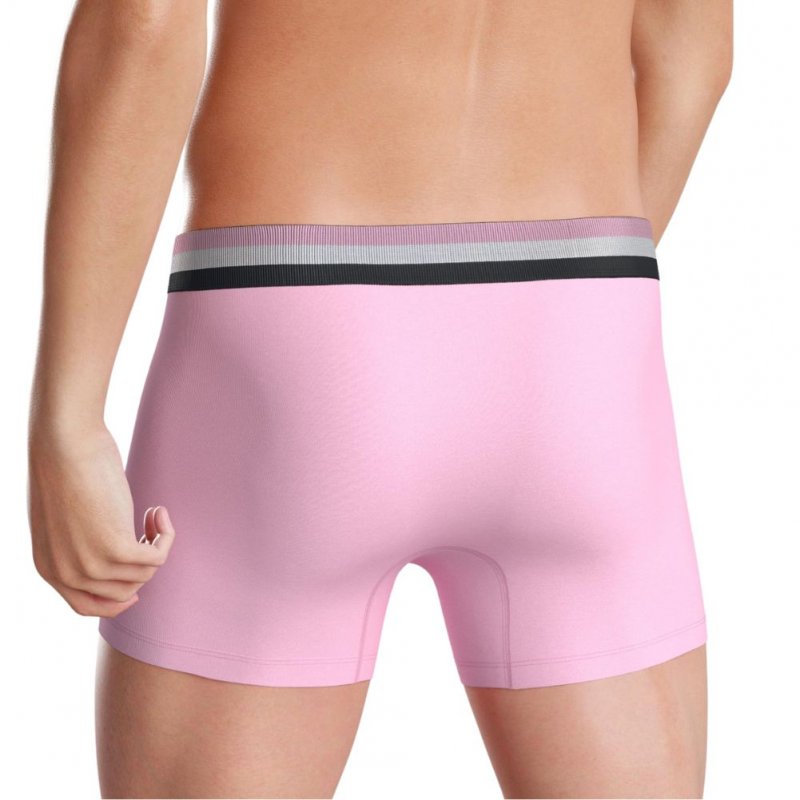 EDEN PARK Lot de 2 Boxers Homme Coton DUOCEINT Rose Marine
