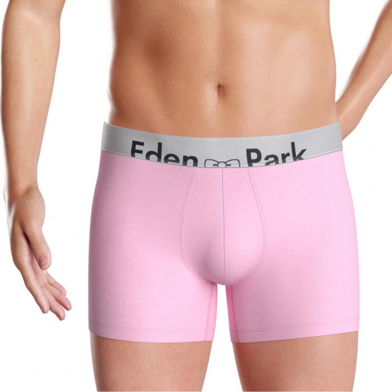 EDEN PARK Boxer Homme Coton CEINTARG Rose