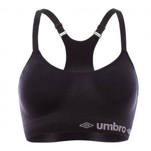 Brassière femme sans couture Umbro Noir