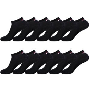 Lot de 12 Paires de Chaussettes Socquettes homme noir