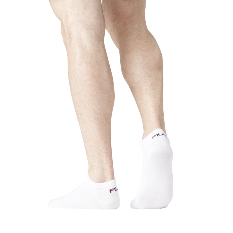 Lot de 6 Paires de Chaussettes Socquettes homme Fila Blanc