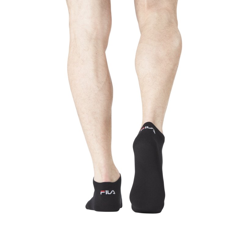Lot de 6 Paires de Chaussettes Socquettes homme Fila Noir