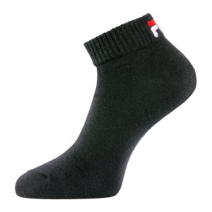 Lot de 6 paires de chaussettes Quarter homme F9300 Noir