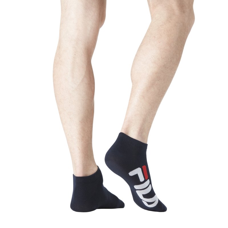Lot de 6 Paires de Chaussettes Socquettes homme 9199 Fila Bleu