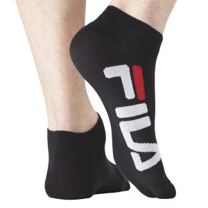 Lot de 6 Paires de Chaussettes Socquettes homme 9199 Fila Noir