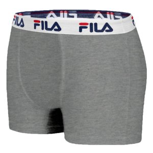 Lot de 4 Boxers coton homme FU5016 Noir et Gris