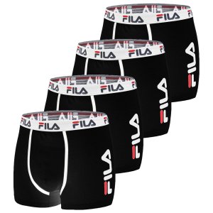 Lot de 4 Boxers coton homme FU5040 Noir