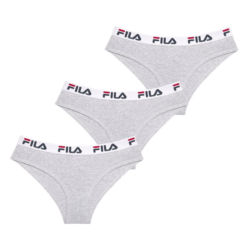 Lot de 3 culottes femme en coton FU6043 couleur grise