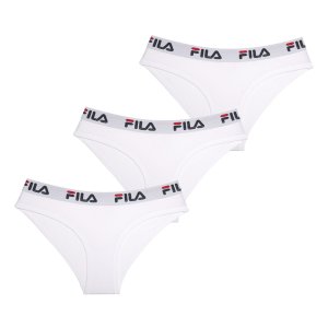 Lot de 3 culottes femme en coton FU6043 couleur Blanche