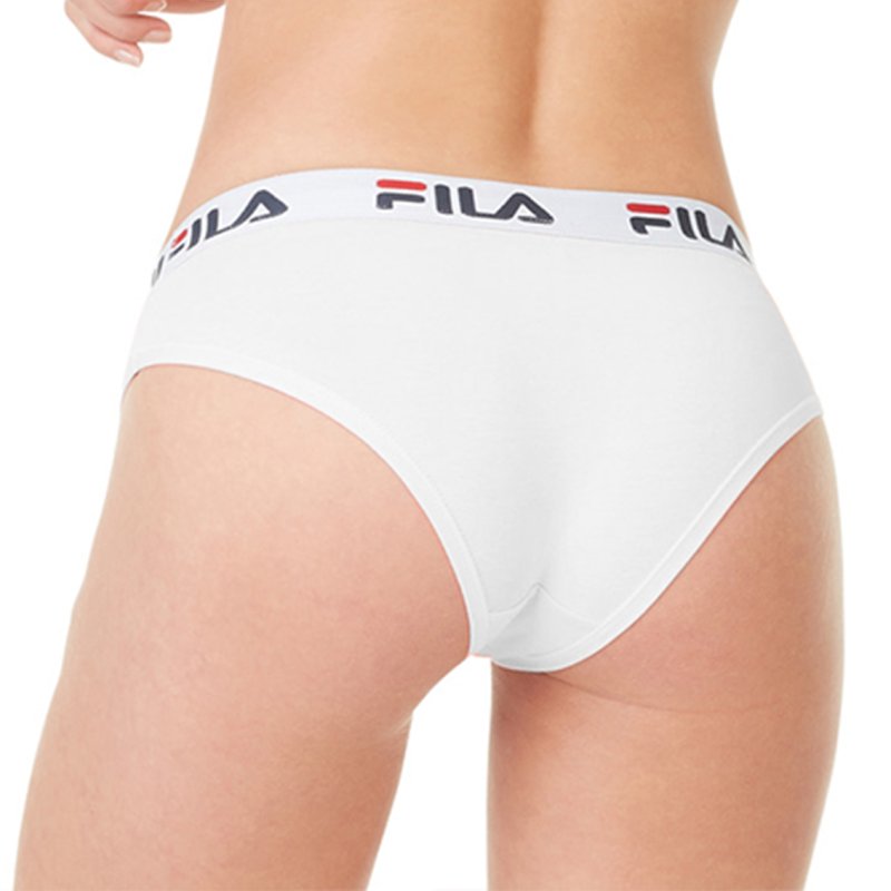 Lot de 3 culottes femme en coton FU6043 couleur Blanche