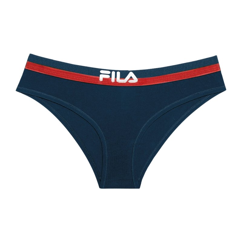 Lot de 3 Culottes femme coton FU6050 Gris, Navy et Blanc