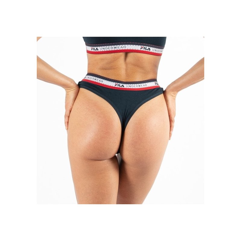 Lot de 3 Strings brésilien femme coton Uni FU6178