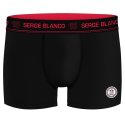 Lot de 4 boxers homme en coton Class uni ceinture colorée
