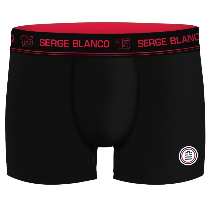 Lot de 4 boxers homme en coton Class uni ceinture colorée