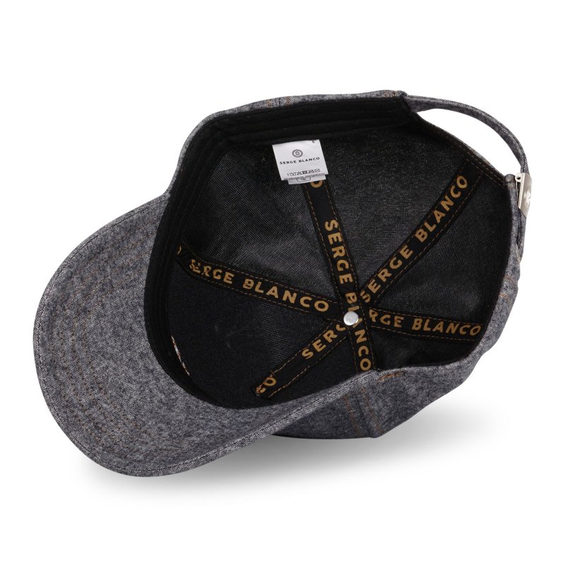 Casquette Baseball homme chambray effet denim Jean