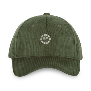 Casquette Uni Serge Blanco Verte Baseball Strapback / Boucle en Velours côtelé Casquette Baseball homme en velours côtelé Velvet