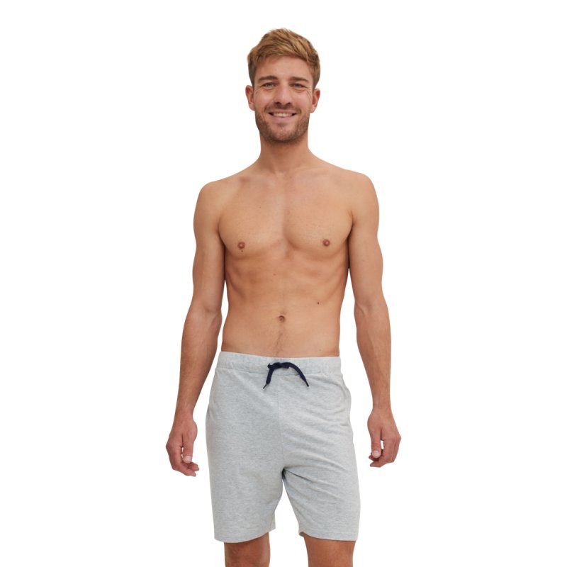 Ensemble Pyjama court Tshirt col rond homme en coton