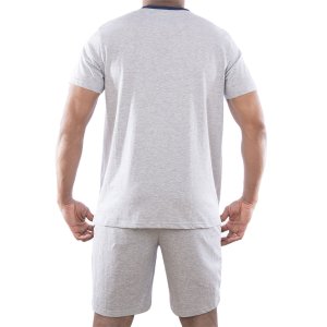 Ensemble homme Pyjama court T-shirt col tunisien