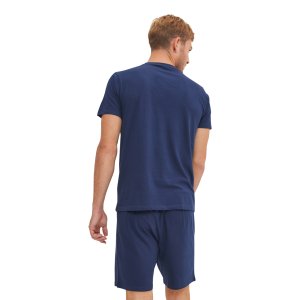 Ensemble Pyjama court Tshirt col rond homme en coton
