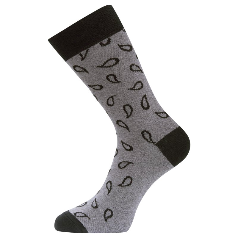 Lot de 9 paires de chaussettes de ville fantaisies en coton peigné