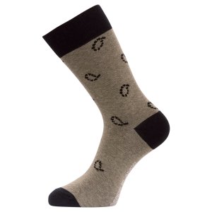 Lot de 9 paires de chaussettes de ville fantaisies en coton peigné