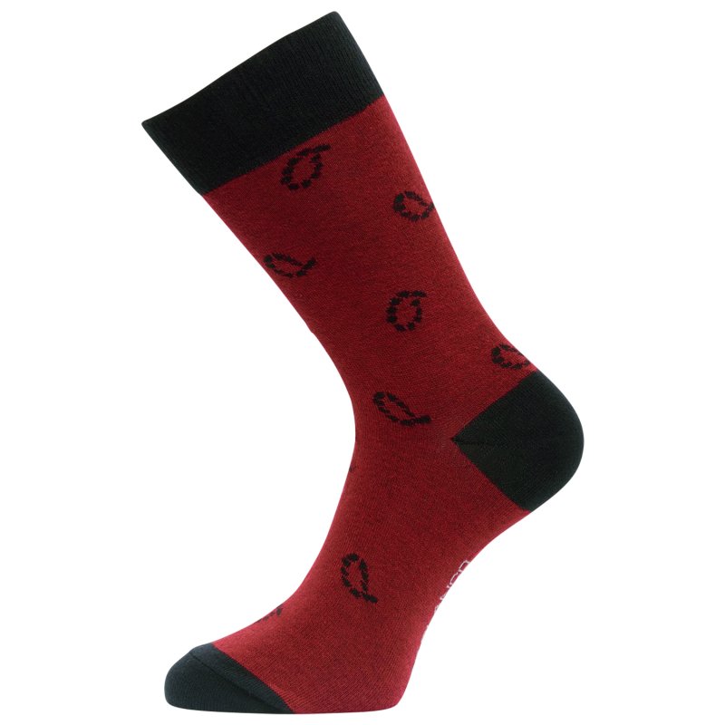 Lot de 9 paires de chaussettes de ville fantaisies en coton peigné