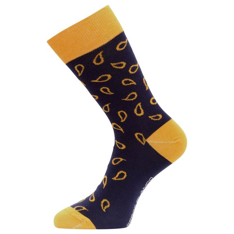 Lot de 9 paires de chaussettes de ville fantaisies en coton peigné