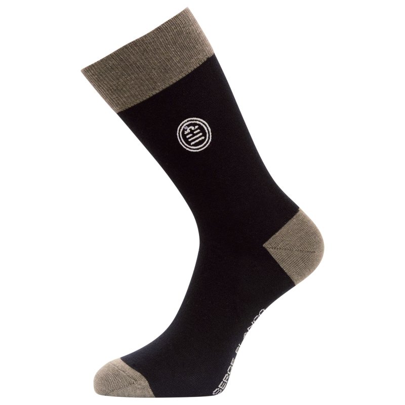 Lot de 9 paires de chaussettes de ville fantaisies en coton peigné