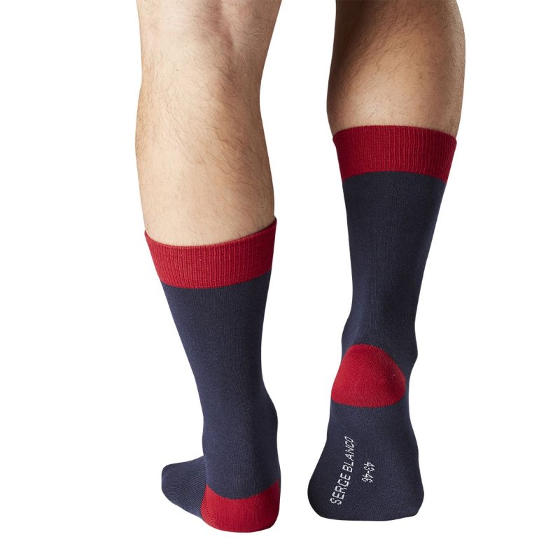 Lot de 6 Paires de Chaussettes de Ville coton homme peigné doux