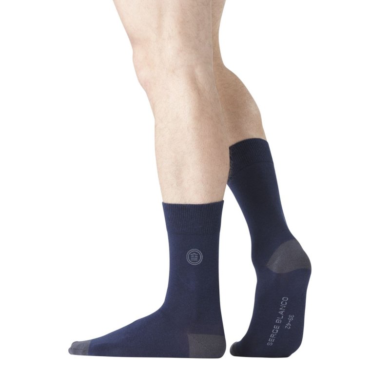 Lot de 6 Paires de Chaussettes de Ville coton homme peigné doux